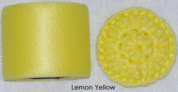 yellow nylon netting fabric