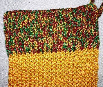 gold and multi 1 jewels Christmas stocking