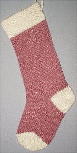 Golden Rose & Ivory Stocking