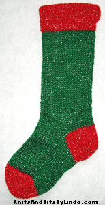 green-red-silver-2 full size stocking