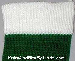 Paddy Green & White Stocking