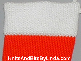 Red & White  Christmas Stocking