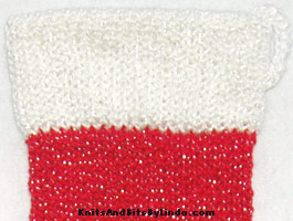 red-white-silver-2 Christmas stocking